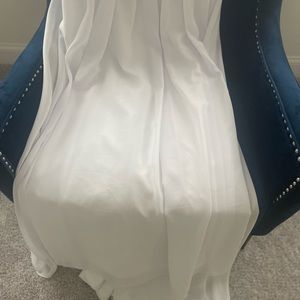 Elegant wedding dress.